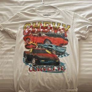 White corvette T-shirt